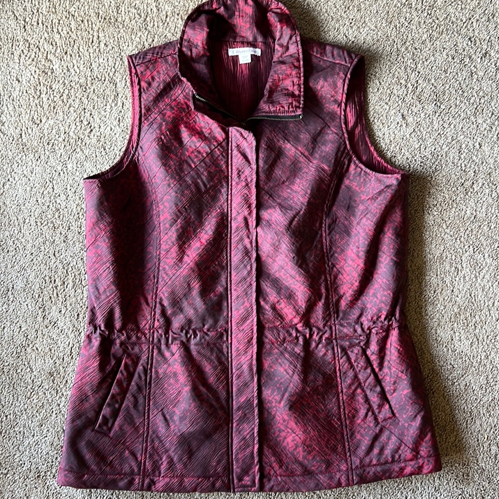 Coldwater Creek Patterned Vest